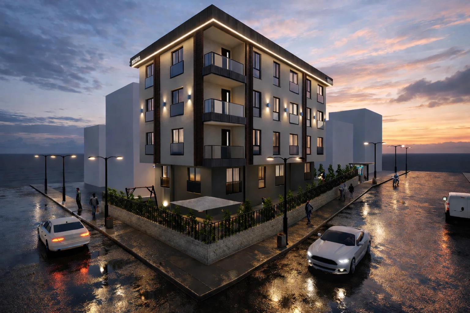 <b>Güvenle Yükselen</b><br>Modern Yaşam Alanları